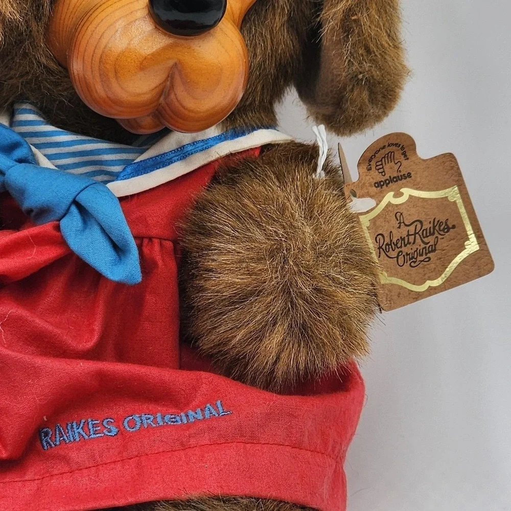 Vintage Robert‎ Raikes Jessica Bear Wooden Face Limited Edition ANN364/7500 12